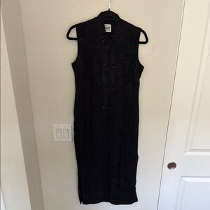 Vintage Asian over dress/duster vest